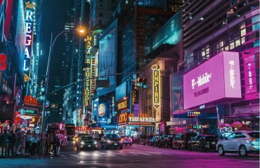 Brands displayed on hoardings